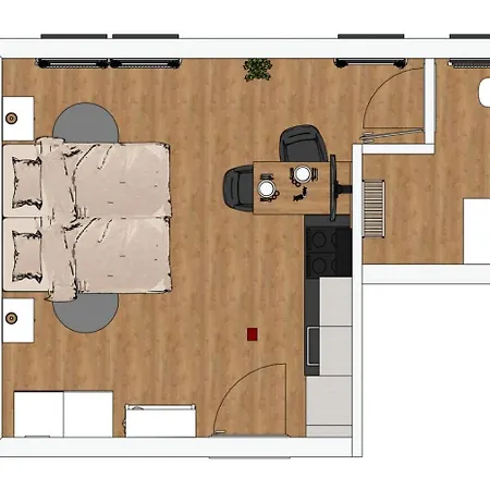 Lederkappe Appartement *